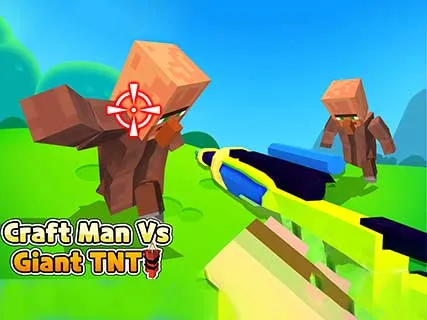 Craft Man Vs Giant TNT